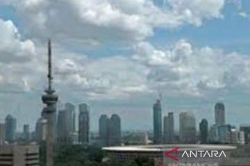Sebagian besar wilayah DKI Jakarta cerah berawan pada Sabtu