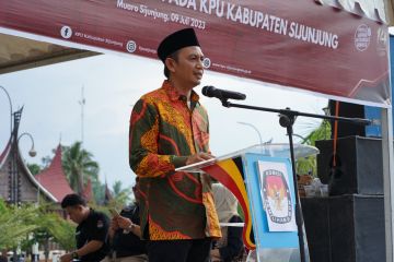 KPU: Kirab Pemilu di Sumatera Barat berakhir dan lintasi tujuh daerah