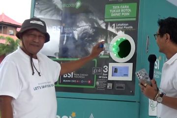 23 mesin drop botol plastik beroperasi di Denpasar dan Badung