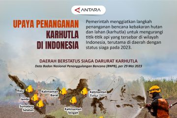 Upaya penanganan karhutla di Indonesia