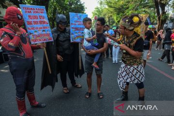 Aksi memperingati Hari Anak Nasional