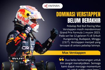 Dominasi Verstappen belum berakhir