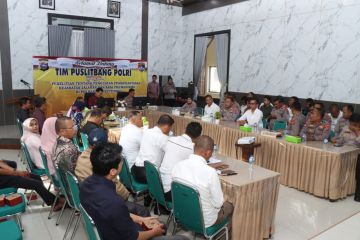 Polri gelar penelitian pemberantasan preman jalanan di Bukittinggi