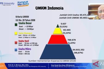 IPB: Perlu dorongan pemasaran kewirausahaan untuk UMKM naik kelas