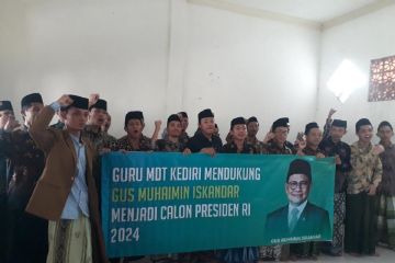 Guru madrasah di Kediri dorong Gus Muhaimin maju Pemilu 2024