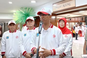 DKI lepas atlet disabilitas kontingen Jakarta untuk Peparpenas 2023