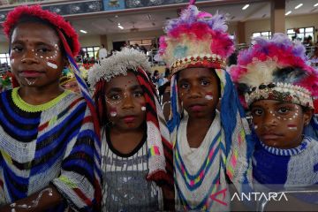Peringatan hari anak nasional di Papua
