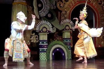 Sendratari Ramayana versi Thailand di Bali World Culture Celebration