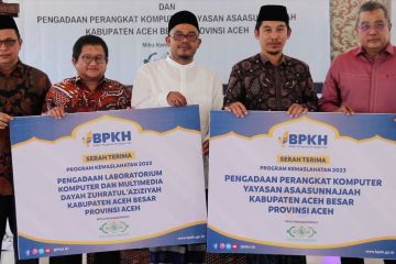 BPKH beri bantuan komputer dan multimedia untuk dayah di Aceh Besar