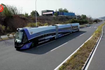 Bus pintar energi hidrogen buatan China dikirim ke Malaysia