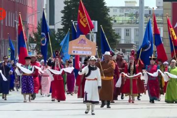Festival Kostum Nasional ke-17 digelar di Ulan Bator, Mongolia