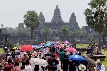 Kunjungan wisman meningkat tajam di Taman Arkeologi Angkor Kamboja