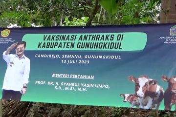 Gencarkan vaksinasi antraks, masyarakat Gunungkidul diedukasi