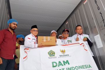 Pertama kali! 6.000 boks daging kambing hasil dam dikirim ke Indonesia