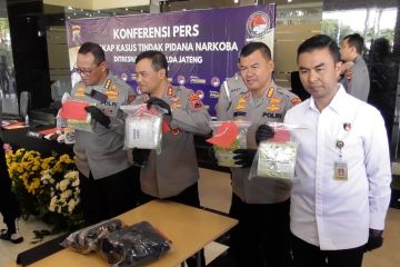 Polda Jateng sita 5 kg sabu dalam lima hari