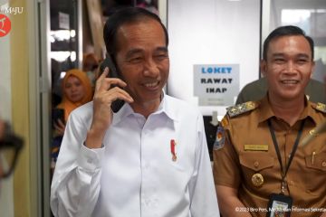 Presiden telepon Menkes saat kunjungi RSUD Kepahiang Bengkulu