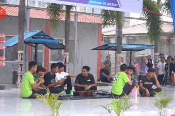 Puluhan warga binaan rutan kelas 1 Makassar tunjukkan potensi diri
