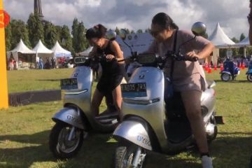 Kemen ESDM mulai roadshow konversi sepeda motor listrik dari Bali