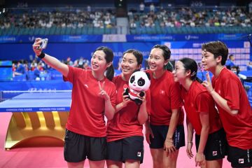 Atlet tenis meja dunia antusias berlaga di Universiade Chengdu