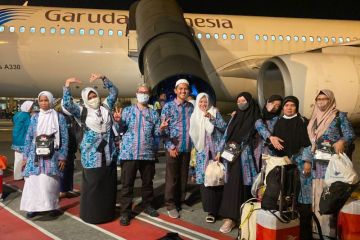 Jamaah haji kloter terakhir Debarkasi Surabaya tiba di Juanda