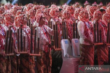 Pemecahan Guinness World Records pagelaran angklung