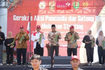 BPIP dan mahasiswa gelar aksi Pancasila lawan stunting di Magelang