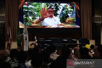 Menparekraf ajak mahasiswa kembangkan pariwisata berkelanjutan