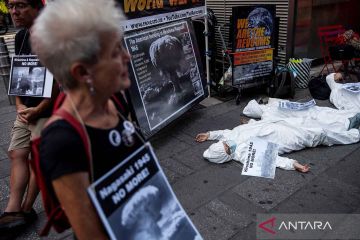 Peringatan 78 tahun bom atom Hiroshima diwarnai unjuk rasa di AS