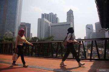 Sabtu pagi, kualitas udara Jakarta terburuk kedua di dunia