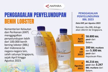 Penggagalan penyelundupan benih lobster