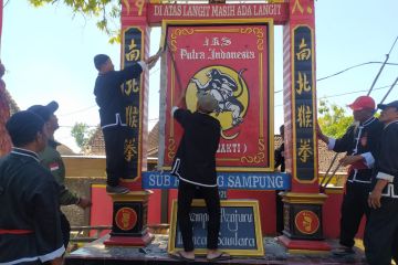 Perguruan silat di Ponorogo mulai bongkar tugu identitas