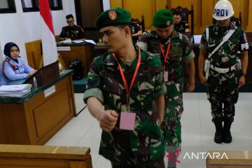 Sidang putusan kasus narkotika anggota TNI AD