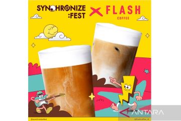 Synchronize Fest gandeng Flash Coffee buat kopi susu