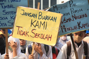 Unjuk rasa pendaftaran sistem zonasi dan PPDB