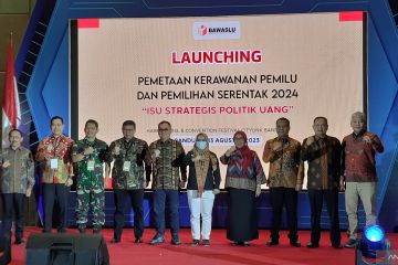 Bawaslu luncurkan pemetaan kerawanan Pemilu 2024 terkait politik uang