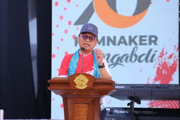 Kemnaker gelar lomba hingga bakti sosial peringati HUT ke-76 Kemnaker