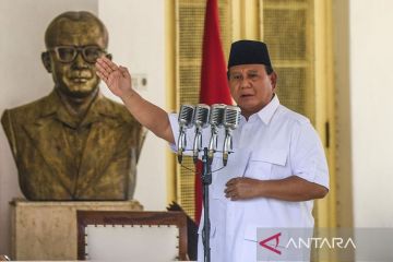 Prabowo: Saya bertekad tidak mengecewakan harapan partai