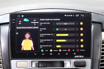 Asuka hadirkan head unit yang mampu menjernihkan udara di kendaraan