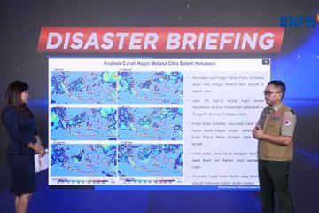 BNPB: Awan hujan berkurang, pemda perlu antisipasi debit air
