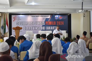 Ribuan pelajar Jaktim ikuti sosialisasi Pemilu 2024