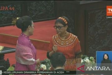 Menlu RI pakai baju adat Toraja saat hadiri Sidang Tahunan MPR 2023