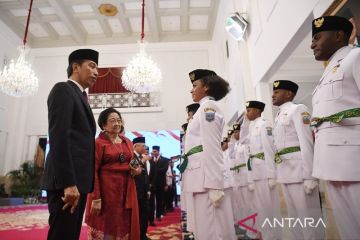 Presiden Jokowi kukuhkan anggota Paskibraka 2023