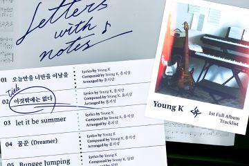 Young K DAY6 rilis daftar lagu untuk album solo "Letters with notes"