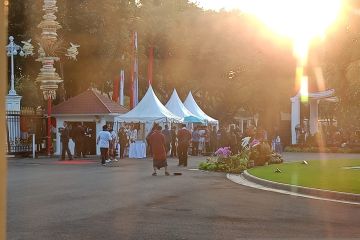 Tamu undangan HUT RI mulai datangi Istana Kepresidenan Jakarta