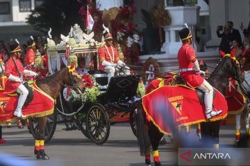 Kirab Bendera Pusaka Merah Putih menuju Istana Merdeka Jakarta