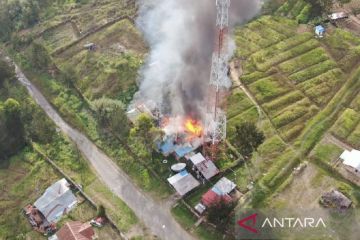 Dandim Puncak: KKB pimpinan Titus Murib bakar fasilitas di Ilaga