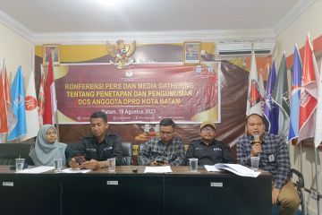 KPU tetapkan 733 bacaleg dalam DCS DPRD Batam