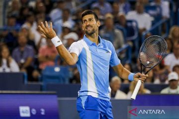 Novak Djokovic melaju ke semi final Western and Southern Open