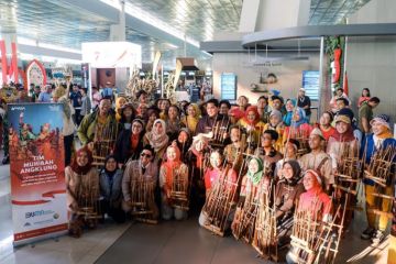 Sambut HUT RI, Tugure dukung kemeriahan flashmob Muhibah Angklung