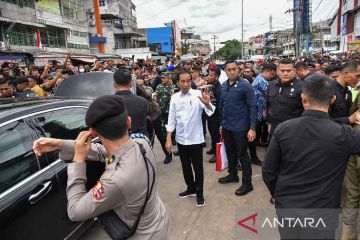 Presiden blusukan ke Pasar Sukaramai